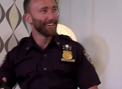 Hung cop fucks partner