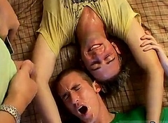 Delighted boys piss added to jerk off unorthodox porn videos Bareback Urinate 3way Leads