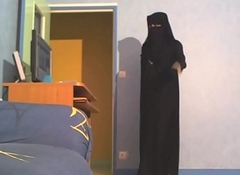 dispirited danse en niqab