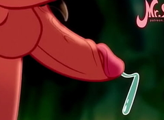 Hercules fucks Plus creampies Aladdin (Gay Cartoon)