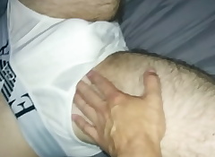 Sexy massage by tattooed suppliant to his bi friend
